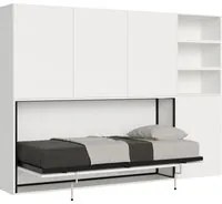 Letto Kando singolo Bianco Frassino composizione F