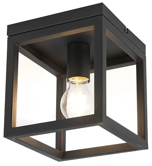 Lampada a sospensione industriale nera - Cage