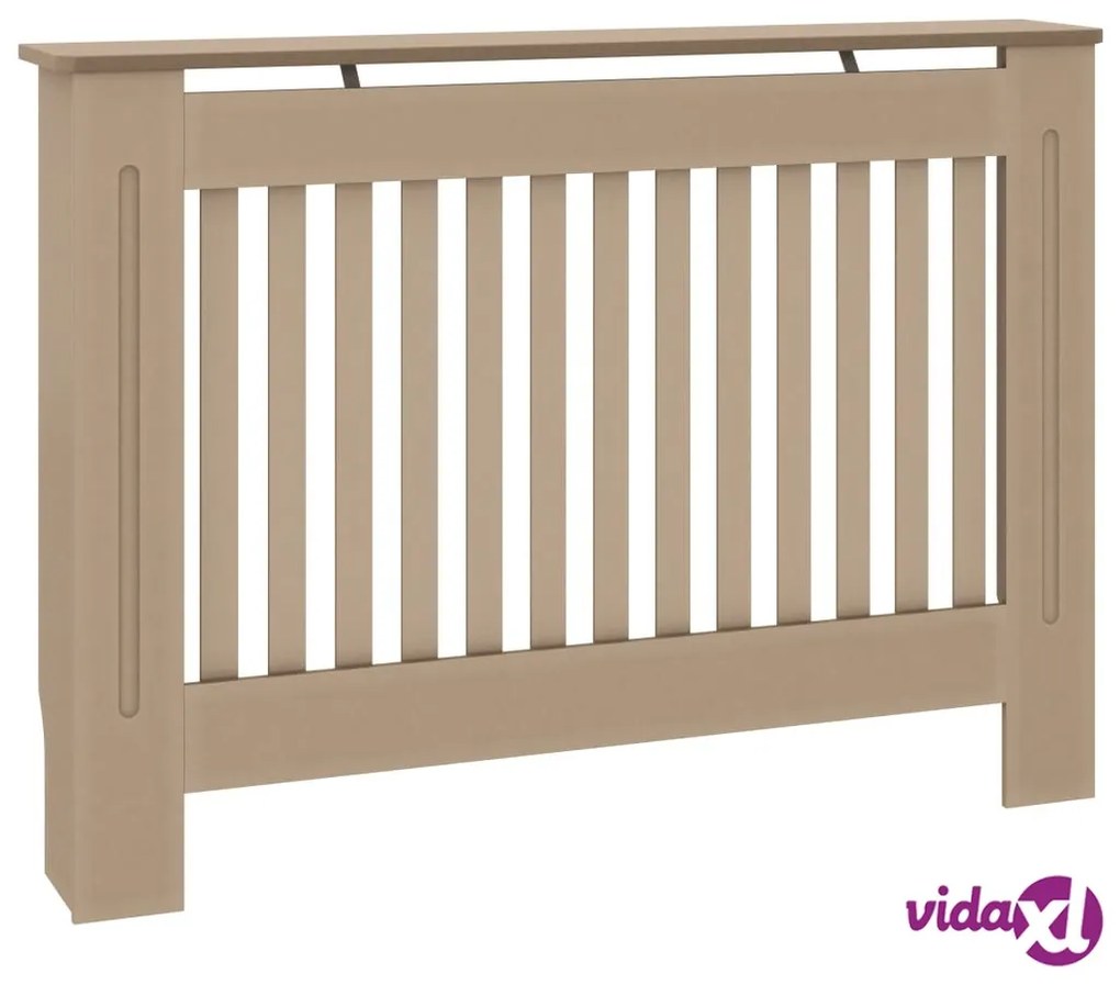 vidaXL Copertura per Radiatore 112x19x81,5 cm in MDF