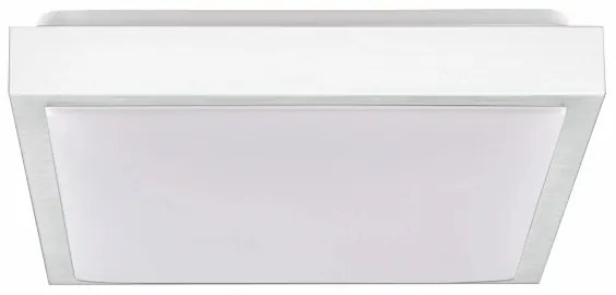 Plafoniera KAZIMIERZ 2xE27/20W/230V 29,5x29,5 cm argento