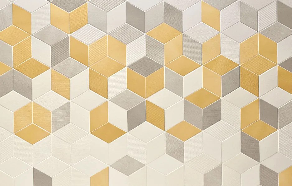 Mutina Tex Piastrella Cm 11,5x20 Trafilato Smaltato In Gres Porcellanato Yellow