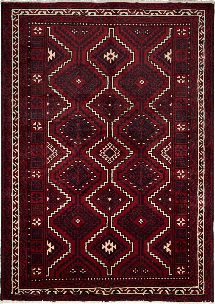 Lori Tappeto persiano 220 x 300 Rosso (Iran) Annodato A Mano