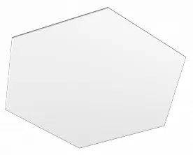 Hexagon applique-plafoniera decorativo bianco 1142-1d-bi