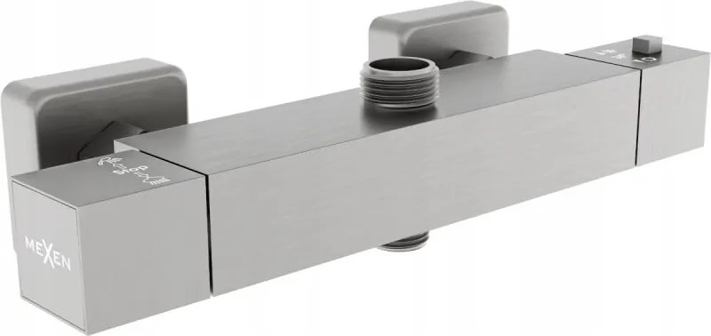 Mexen Cube miscelatore termostatico per doccia, grafite - 77250-66