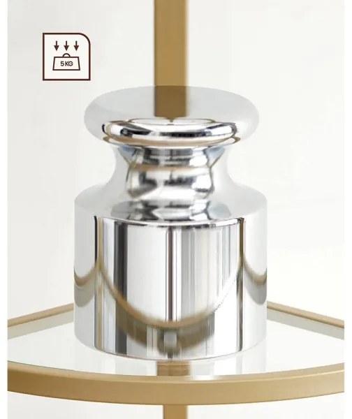 Libreria GLASY dorata