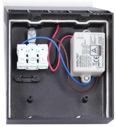 Brilagi - Lampada da parete a LED per esterni RIANO LED/8W/230V Antracite IP65