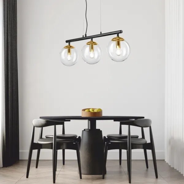 Lampadario a sospensione con filo ELOISE 3xE14/15W/230V