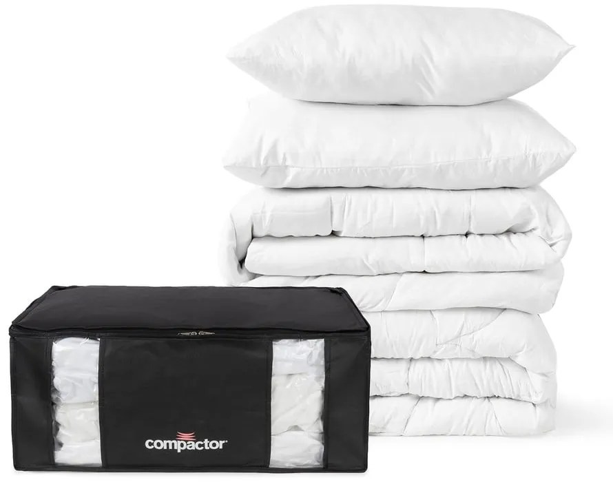 Scatola di stoccaggio nera con imballaggio sottovuoto Black Edition, volume 210 l - Compactor