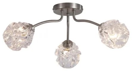 Searchlight 11523-3SN - Lampadario da soffitto ASTRAL 3xG9/33W/230V cromo opaco