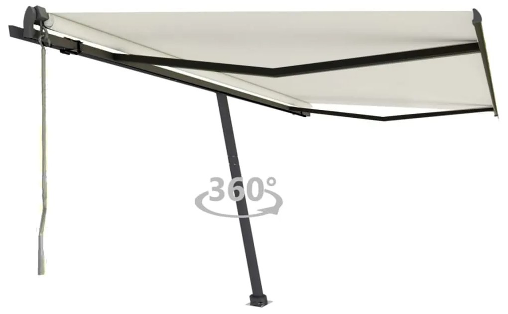 Tenda Da Sole Automatica Autoportante 450x350 Cm Crema /