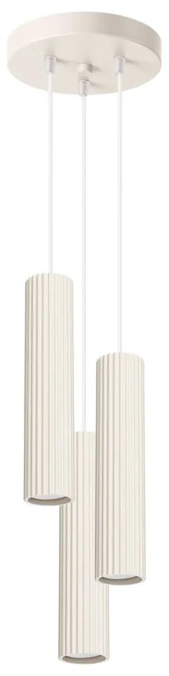 Lampadario color crema ø 19,5 cm Gleam – Sollux