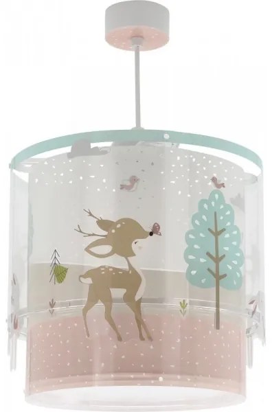 Dalber 61272 - Lampadario per bambini LOVING DEER 1xE27/60W/230V