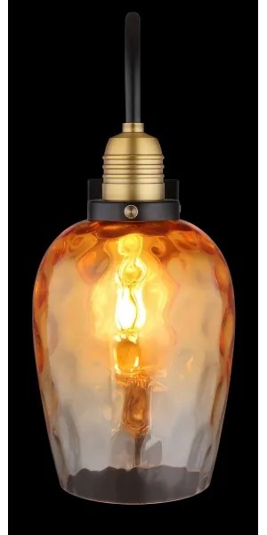 Globo 15786W - Applique SALVY 1xE27/60W/230V arancione