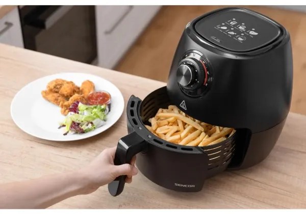 Sencor - Friggitrice a d'aria 3,5 l 1300W/230V nero