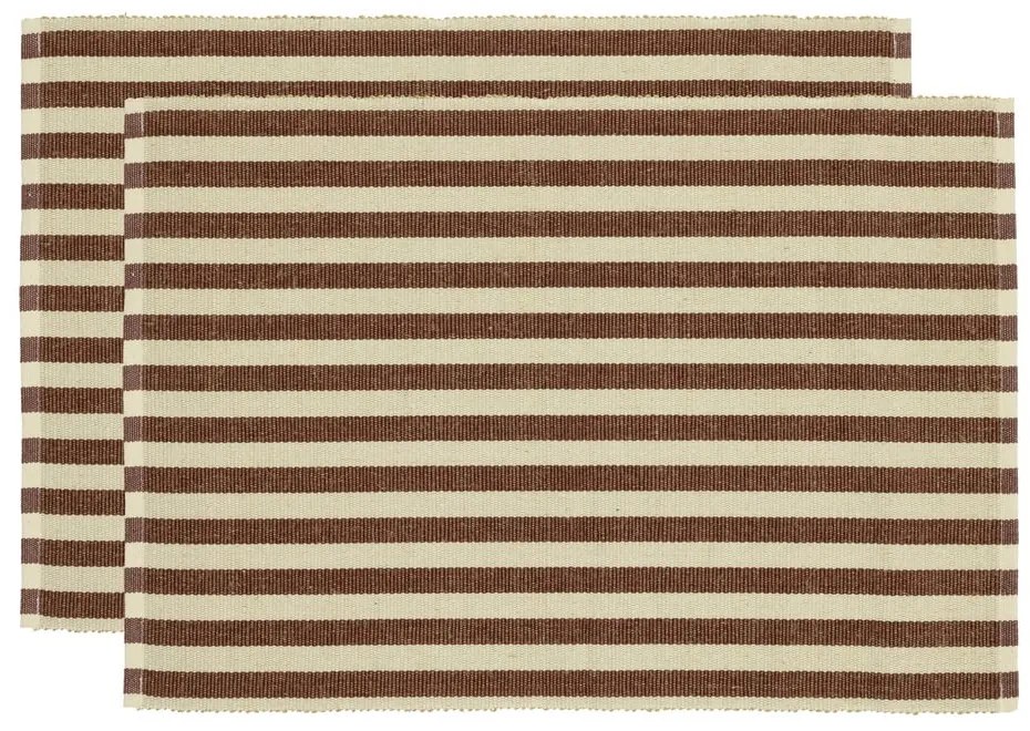 Tovagliette in set in misto iuta 2 pz 33x48 cm Statement Stripe – Södahl