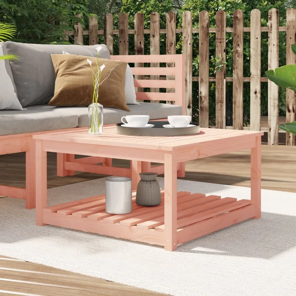 Tavolo da giardino 82,5x82,5x45 cm in legno massello di douglas