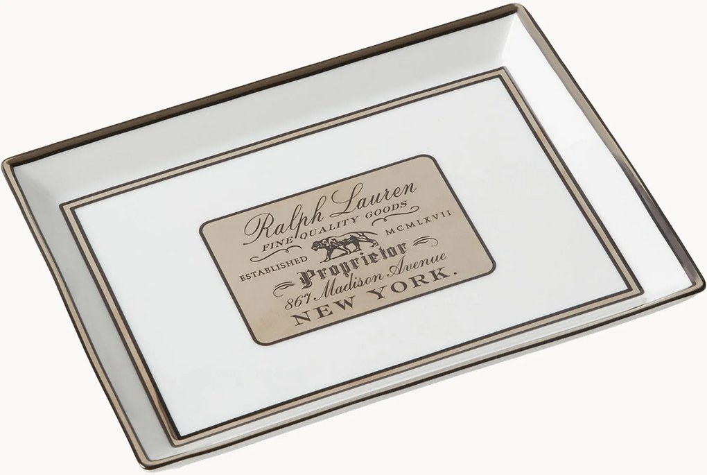 Vassoio decorativo in porcellana Wincott