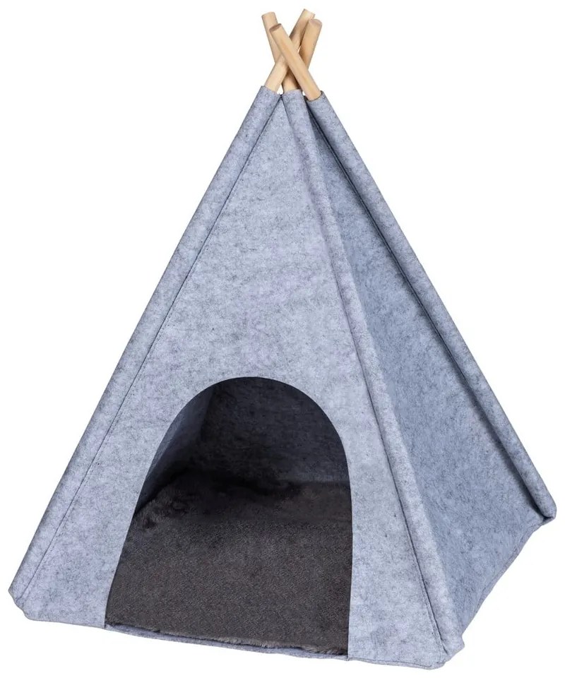 Tenda teepee grigio chiaro per animali domestici Tipi - Wenko