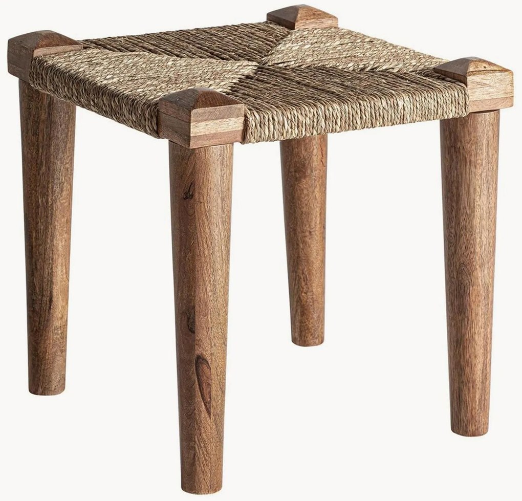 Sgabello in legno di mango Kaaji