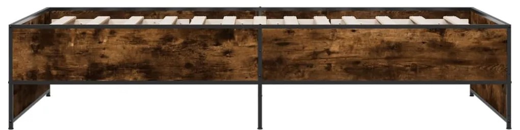 Giroletto rovere fumo 75x190 cm in legno multistrato e metallo