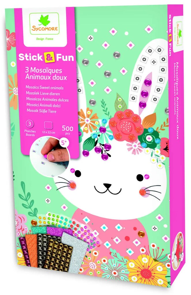 Stick & Fun - Mosaico piccolo - Animali dolci
