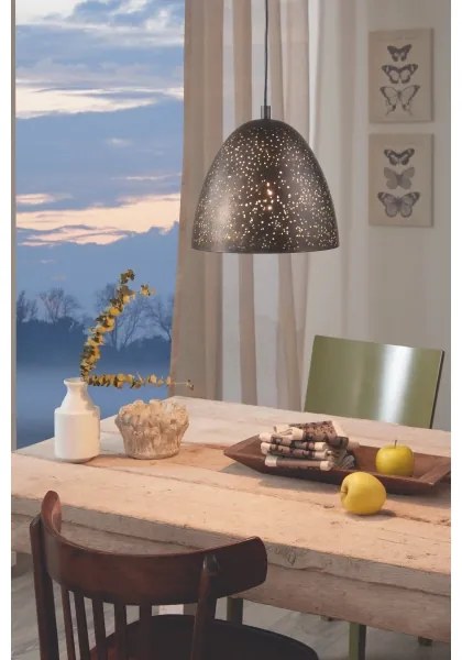 Eglo 49814 - Lampada a sospensione SAFI 1xE27/60W