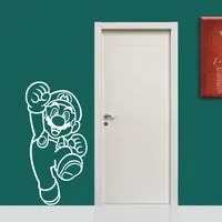 SUPERMARIO - Adesivo murale wall sticker in vinile 55x110 cm Colore: bianco