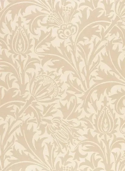 Morris & Co Carta da parati Pure Thistle - Linen