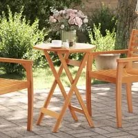 Tavolo da Giardino Pieghevole 60x75cm Legno Massello di Acacia 4004909