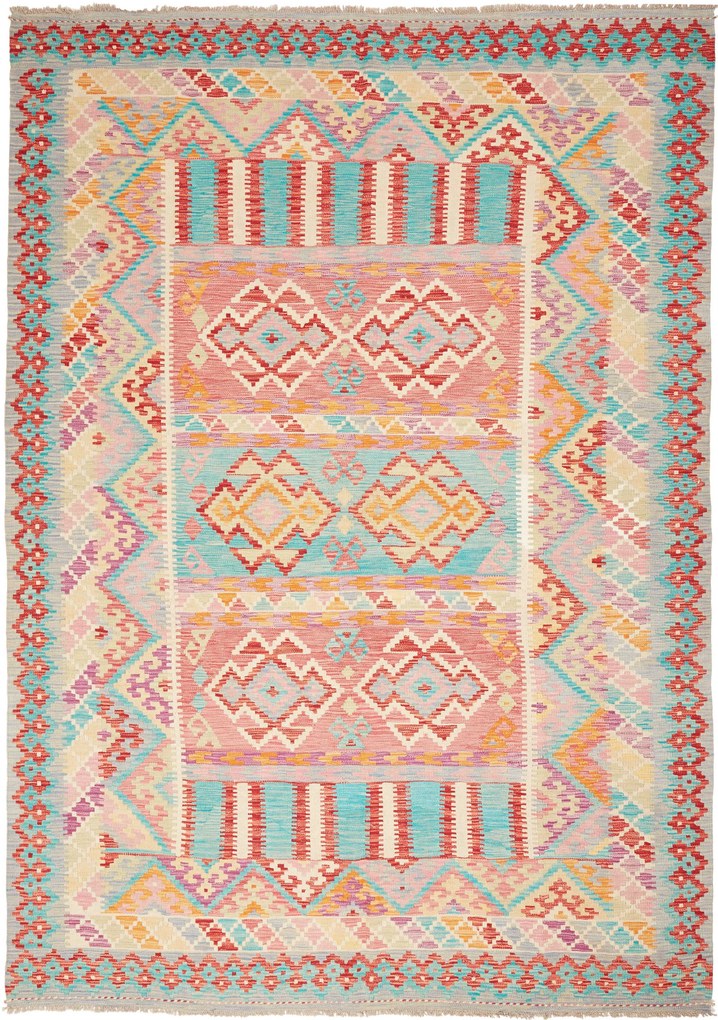 Kilim Tappeto 200 x 290 (Pakistan) Tessuto A Mano