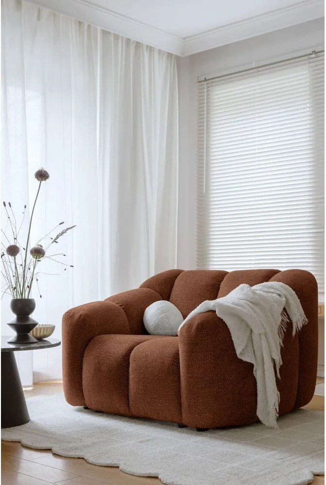 Poltrona color terracotta Shell – Miuform