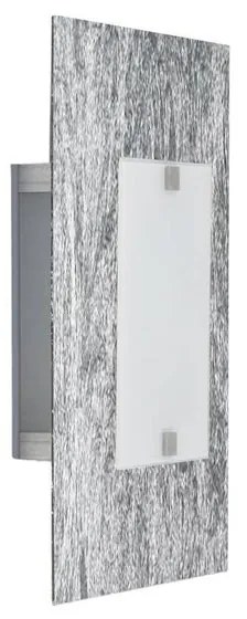 Applique glamour Leaf grigio 1X E27 LUMICOM