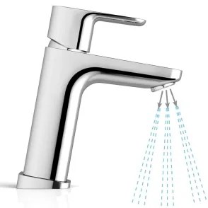 Ravak X070129 - Miscelatore per lavabo FREE 17,1 cm, cromo lucido