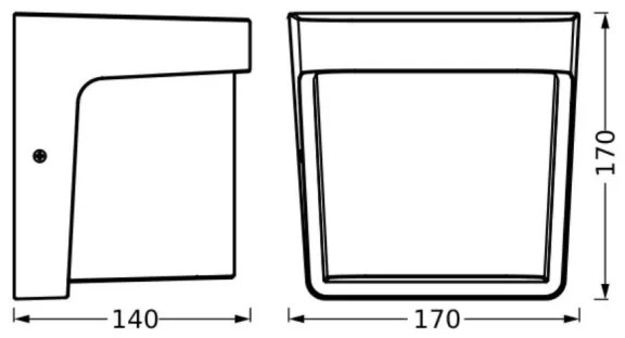 Ledvance - Applique a LED da esterno ENDURA STYLE IHSAN LED/11W/230V IP65