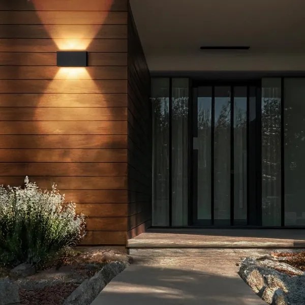 Brilagi - DOUBLE CUBE Lampada da parete a LED per esterni LED/12W/230V antracite IP65