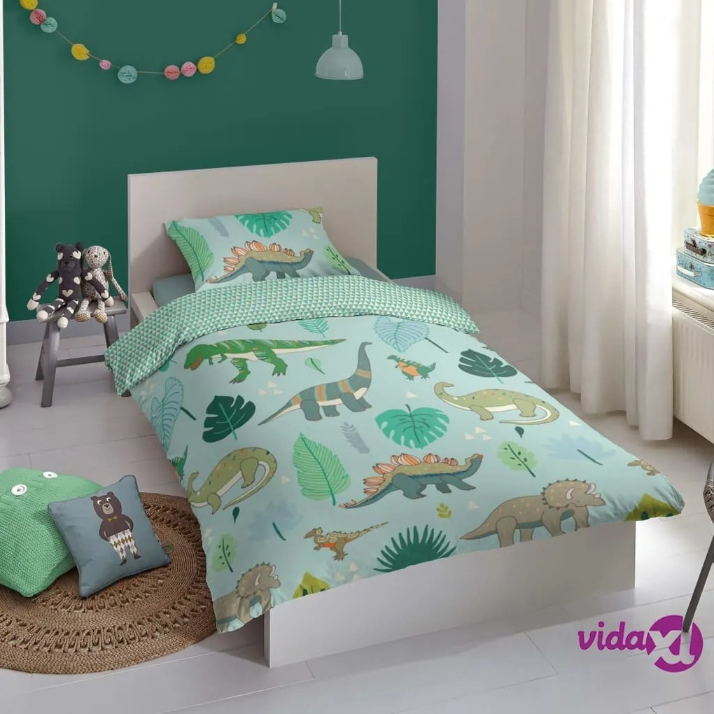 Good Morning Copripiumino per Bambini Dinono 140x200/220 cm