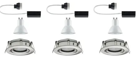 Paulmann 92900 - Set 3xGU10/7W IP65 faretti incasso dimmerabili NOVA 230V