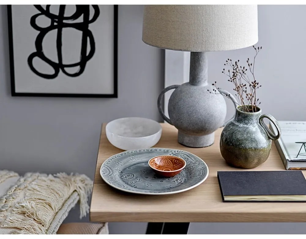 Lampada da tavolo grigio-beige Kean - Bloomingville