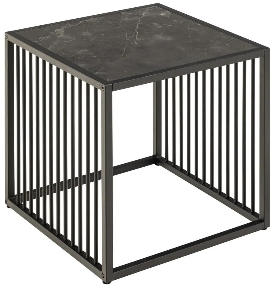 Tavolo portaoggetti in pietra 40x40 cm Strington - Actona