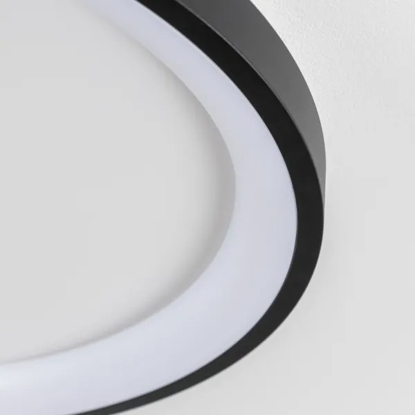 Brilagi - LED dimmerabile plafoniera FALCON SLIM LED/42W/230V Ø 50 cm nero + telecomando