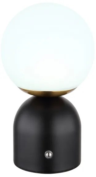 Globo 21006S - Lampada da tavolo LED dimmerabile con funzione Touch JULSY LED/2,5W/3,7V nero