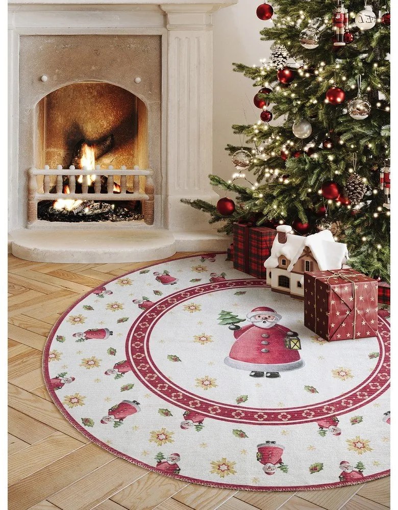 Tappeto rotondo rosso a tema natalizio ø 160 cm Toy's Delight Santa Claus – Villeroy&Boch