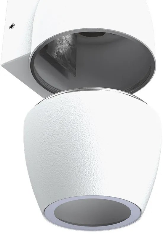 Applique Ovale Monodirezionale IP65 GU10 per esterni - Bianca