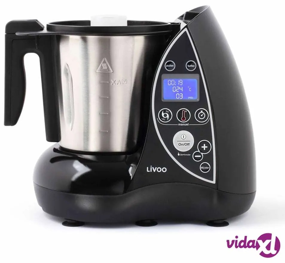 Livoo Macchina da Cucina Termica 3 L 1500 W Nera