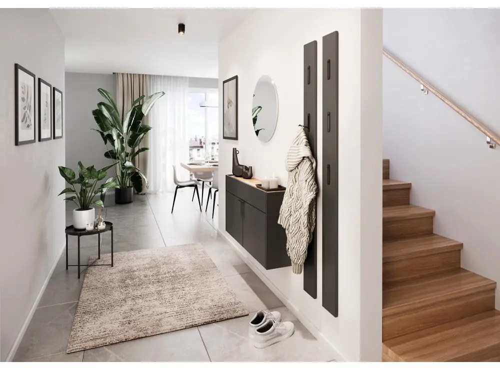 Armadietto color antracite 110x57x22 cm Ameca – Germania