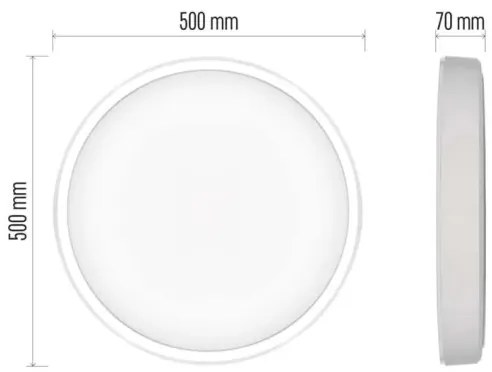 Plafoniera LED dimmerabile GoSmart LED/45W/230V Wi-Fi Tuya + +TC