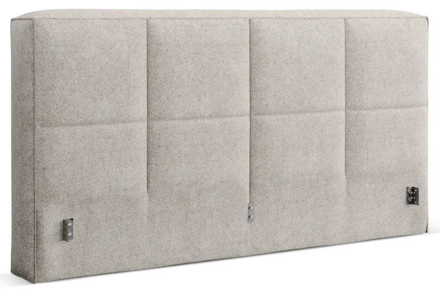 Testiera beige imbottita 229x100 cm Darren – Micadoni