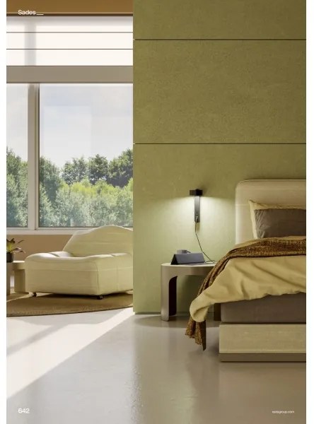 Redo 01-4643 - Applique da parete LED SADES LED/6W/230V CRI 90 USB nero