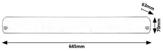 Rabalux 2348 - Lampada LED sottopensile ARCHIE LED/14,5W/230V 645mm