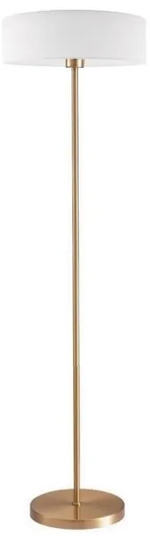 Lampada da terra a LED TUNJA 1xE27/20W/230V Ø 38 cm oro/bianco